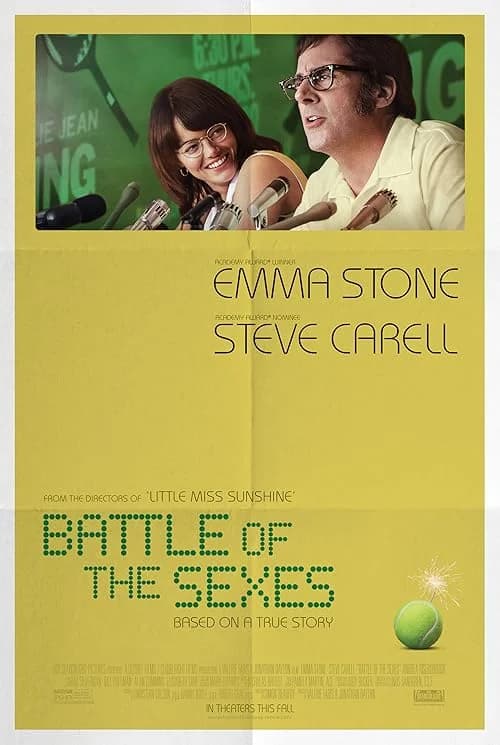 Battle of the Sexes film posteri