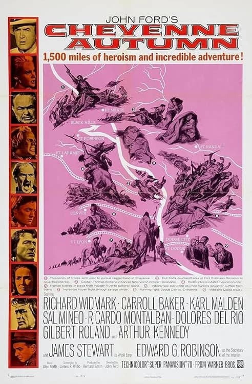 Cheyenne Autumn film posteri
