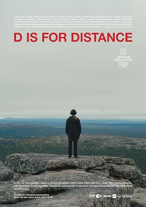 D Is for Distance film posteri