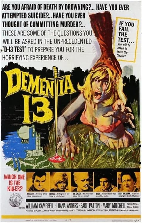 Dementia 13 film posteri