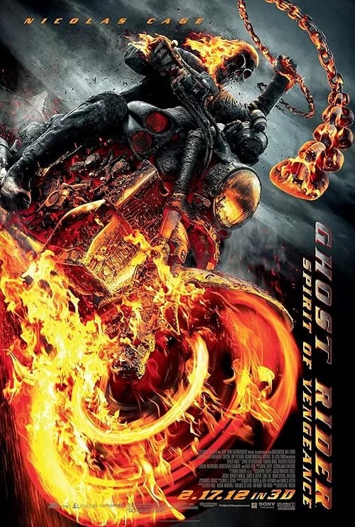 Ghost Rider: Spirit of Vengeance film posteri