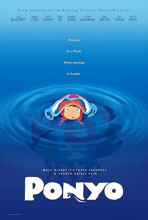 Ponyo film posteri